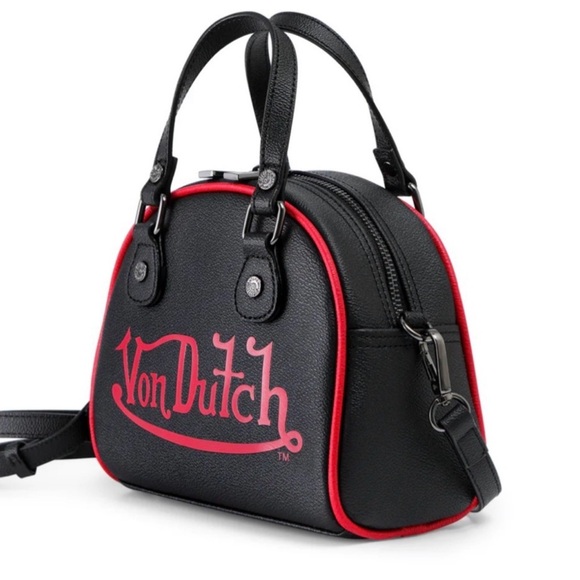 Von Dutch black and redBOWLING BAG - Picture 3 of 7